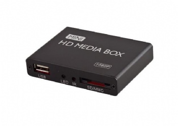 Full 1080P Mini HDD media player support SD Card USB