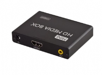 Full 1080P Mini HDD media player support SD Card USB