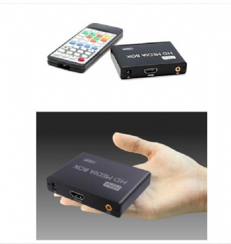 Full 1080P Mini HDD media player support SD Card USB