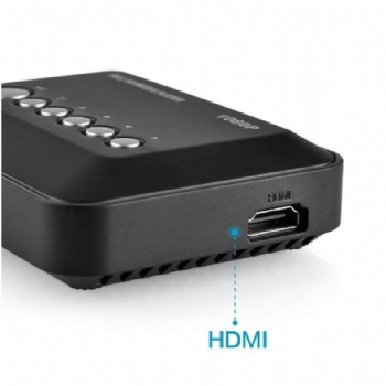 Full HD 1080P USB External Media Box With SD