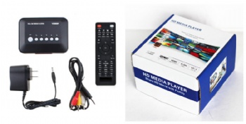 Full HD 1080P USB External Media Box With SD