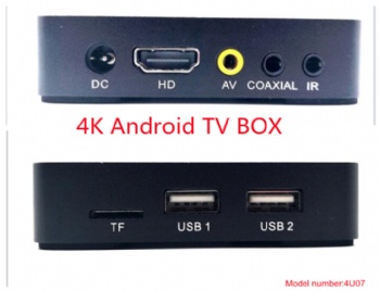 China compact and portable 4k android TV BOX support HDMI