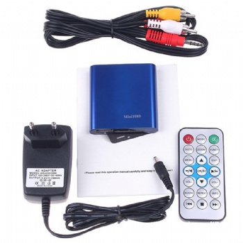 1080P mini HDMI media player for TV, auto pay loop resume function